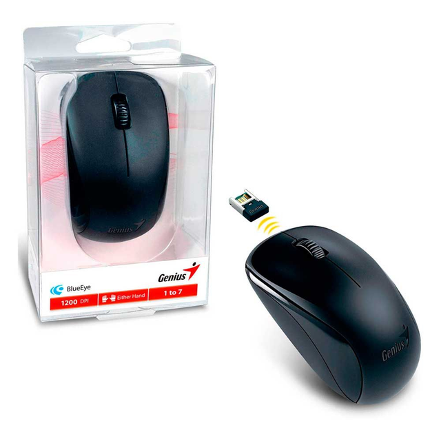 Genius NX-7000 Wireless Optical USB Black Mouse