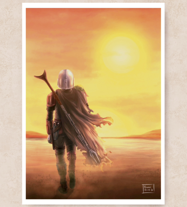 Star Wars - The Mandalorian Print-P74
