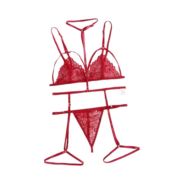 Set de Lencería Rubí - Rojo
