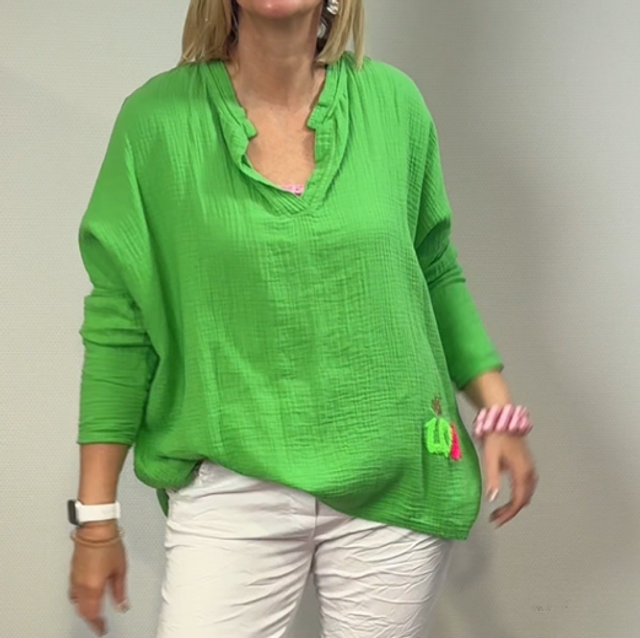 BUS1 Blusen-Shirt MusselinLove AA ca.70 L ca.67/75