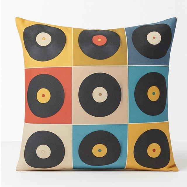 Kussen Music  vinyl / lp 45x45 cm