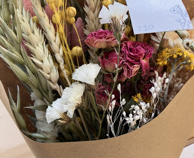 Dried Wild Flowers by Floriette Country Garden Bouquet