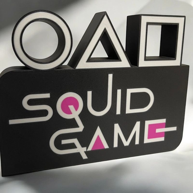 Lampe 3D Squid Game LED - Plonge dans l’univers du jeu ultime ! 