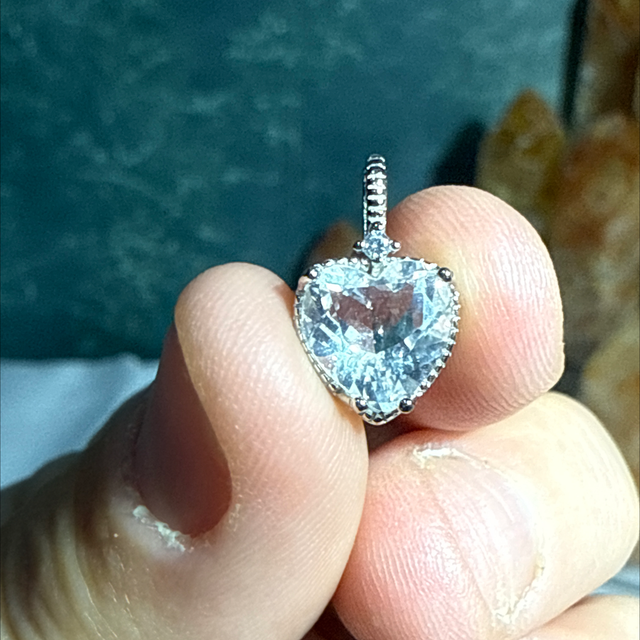 Clear quartz pendant 