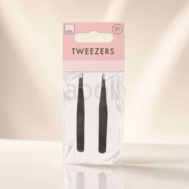 Stainless Steel Tweezers 9.5cm â 2pcs | Beauty & Grooming