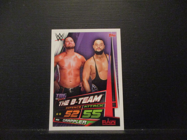 The B-Team - Tag Team Slam Attax Universe Original Trading Card #162