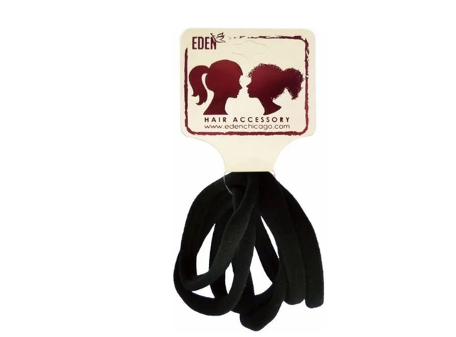 EDEN: NYLON PONYTAIL HOLDER 20CM - BLACK 
