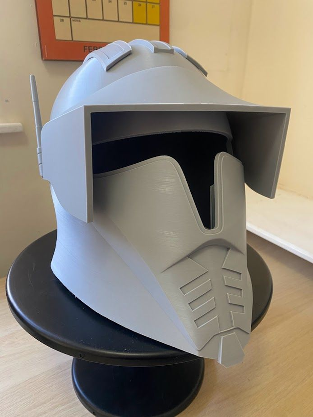 Star Wars 3D Printed Medieval Commander Cody Helmet - DIY Kit