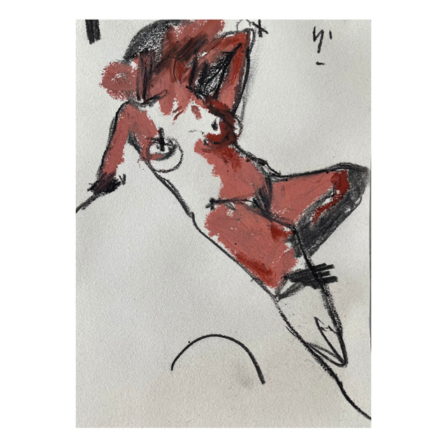 Olga Stein- Drawing from the series &quot;Separation the spirit from the body&quot;