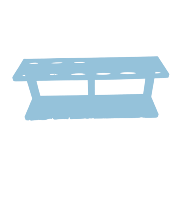 Light Blue blending brush holder stand 