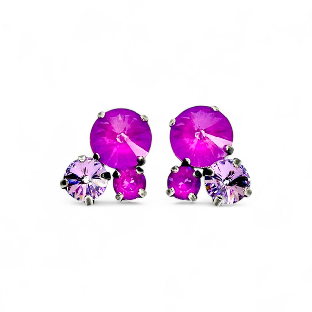 Ohrstecker TRES GRANDE Electric Violet, Lila