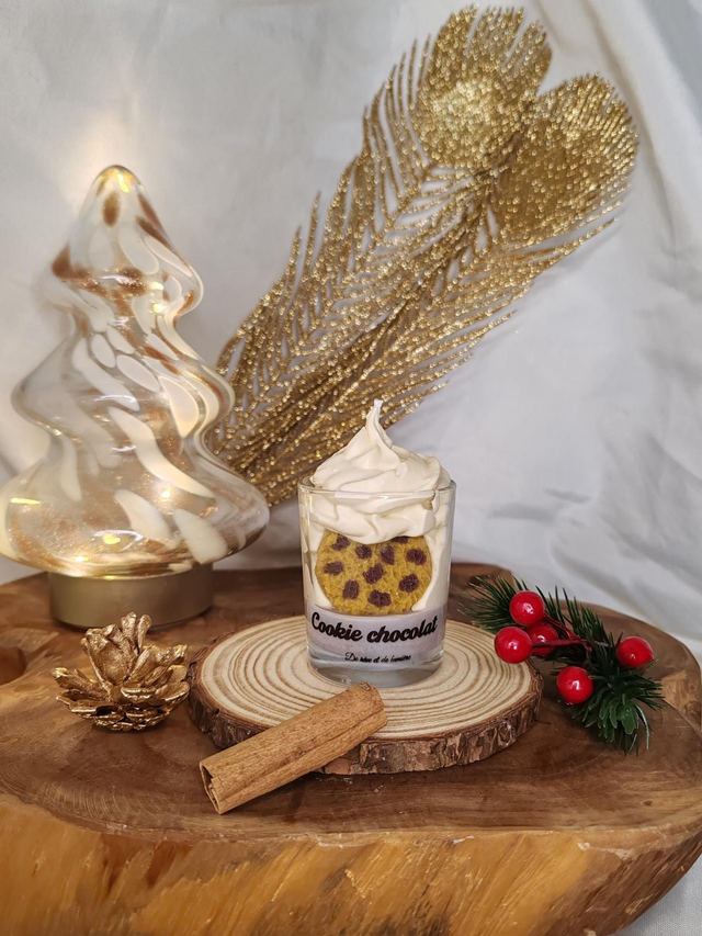Bougie cookie chocolat 80g