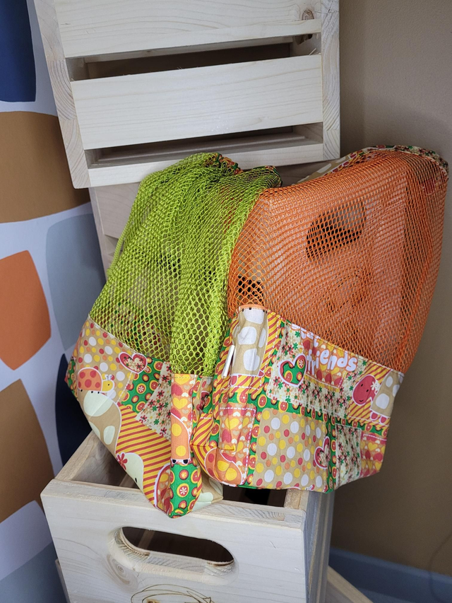 Lot de 2 sacs filets 