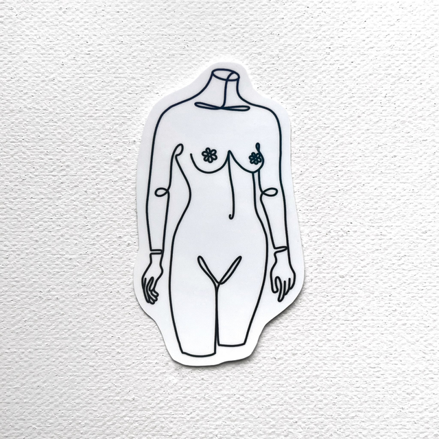 Effektsticker M Frauenkörper