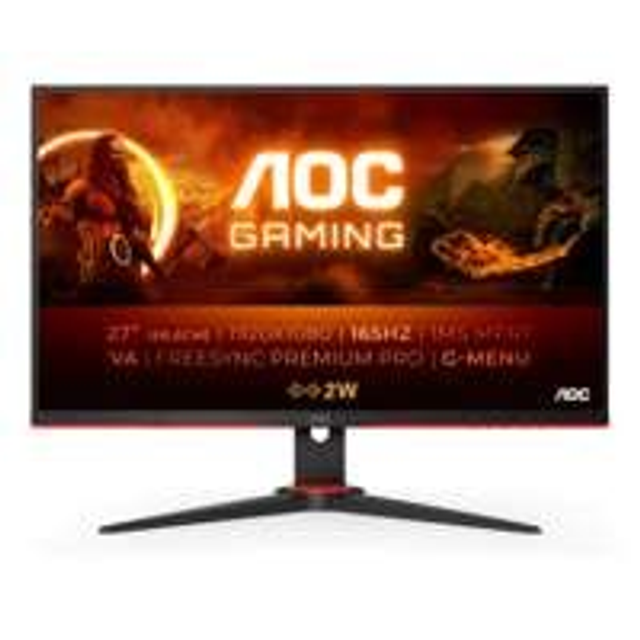 AOC 27inch Full-HD LED 165Hz 1ms Freesync Zwart, Rood