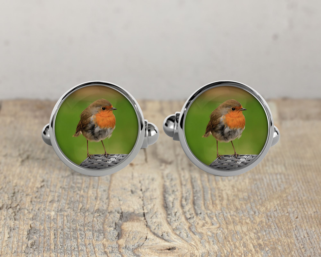 “Robby Robin” Cufflinks   