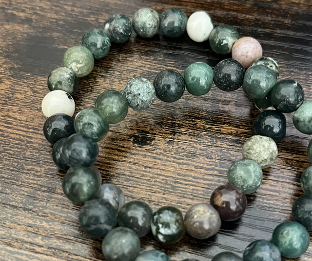 Bracelet d’Agate Mousse 