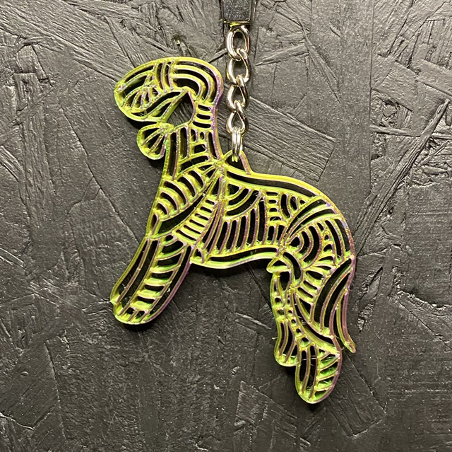 3D - Keychain Bedlington Mystic Meadow