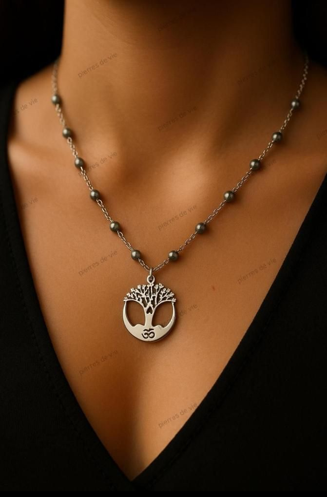 Collier Hématite -- Protection &amp; Ancrage