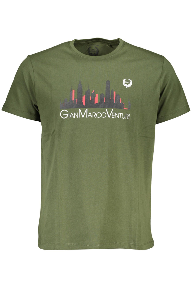 GIAN MARCO VENTURI T-SHIRT MANICHE CORTE UOMO VERDE