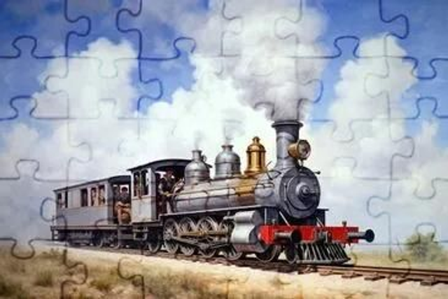 DAMPFLOK Puzzles 120 Teile 