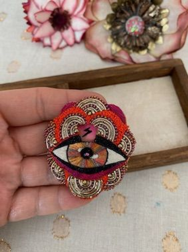 Broche météo intérieure oeil