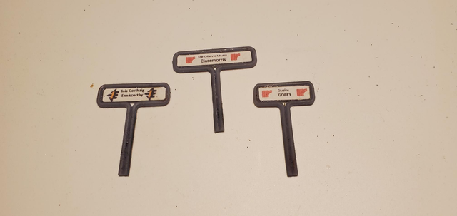 Station signs (4 pack) Choose between small, medium or large. 