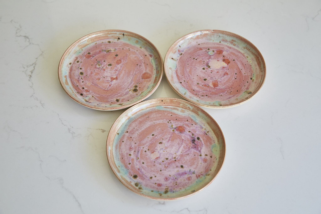 Charming Pink Side Plate