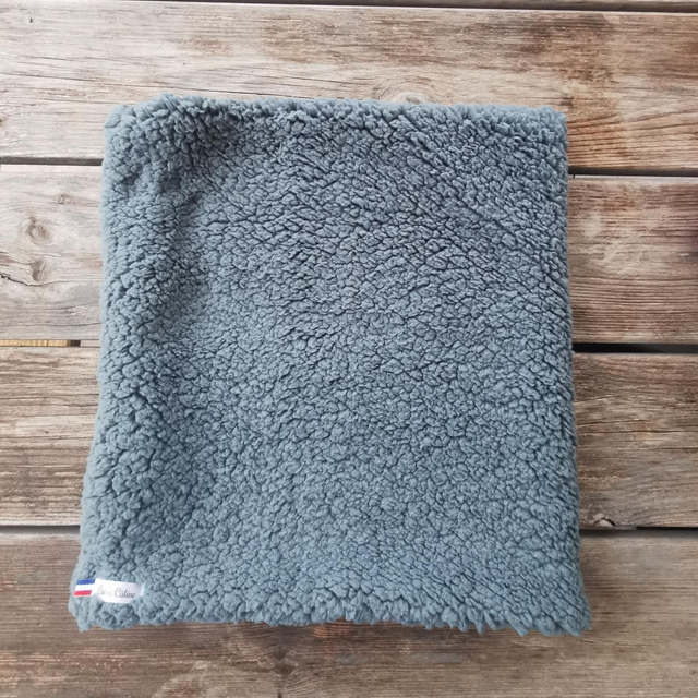 Snood LOUIS uni bleu gris