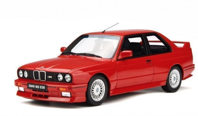 BMW M3 E30 rot Solido 1:18