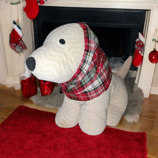 Snood Taille S "tartan rouge"