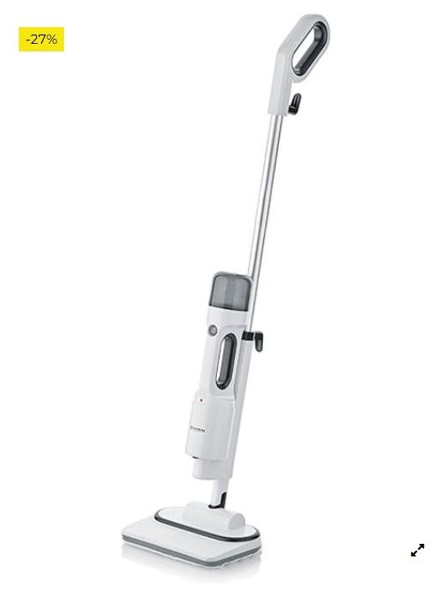 Limpiador de vapor con accesorios, fregona eléctrica, limpiadora multiusos