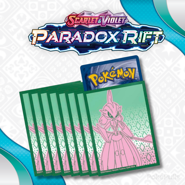 Pokémon TCG: Paradox Rift Sleeves - Iron Valiant (65kpl)