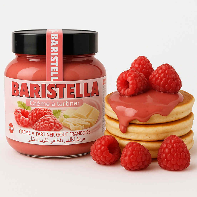 Baristella Crème Chocolat Blanc Framboise 330g
