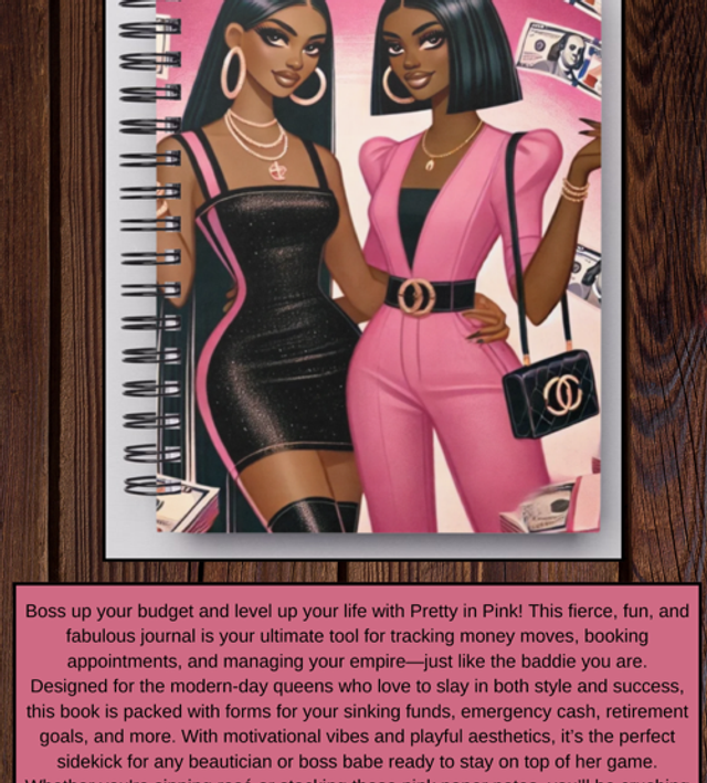 PRETTY IN PINK BUDGETING TRACKER