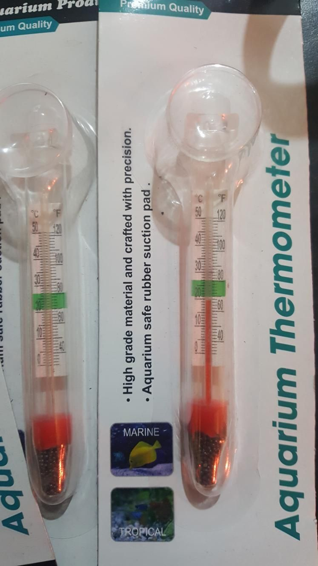 Glass thermometer reptile or aquairum 