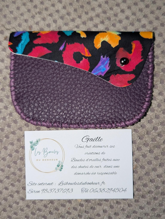 Porte carte multicolore 001