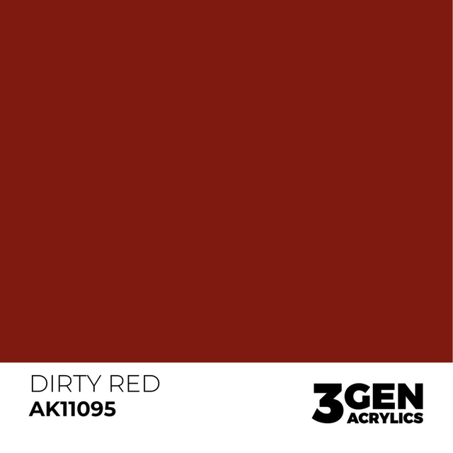 3rd Gen. Acrylics 95 Dirty Red