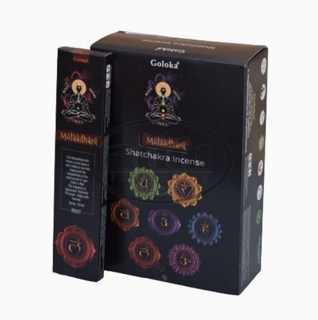 Encens naturel Goloka Noir " Mulaadhara " Racine