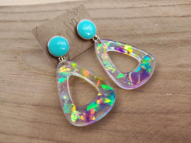 Boucles D&#039;oreilles &#039;Fluo Style&#039;