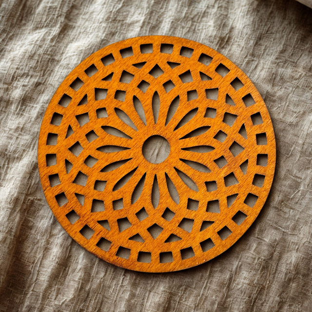 Lot de 6 Dessous de verre FLEUR DE VIE