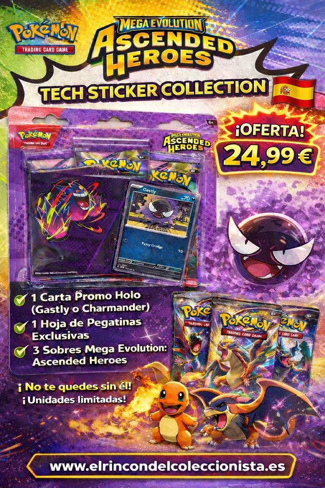 TCG Pokémon: Héroes Ascendidos con Megaevolución