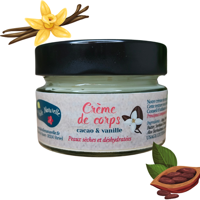 Crème de corps cacao-vanille 120ml