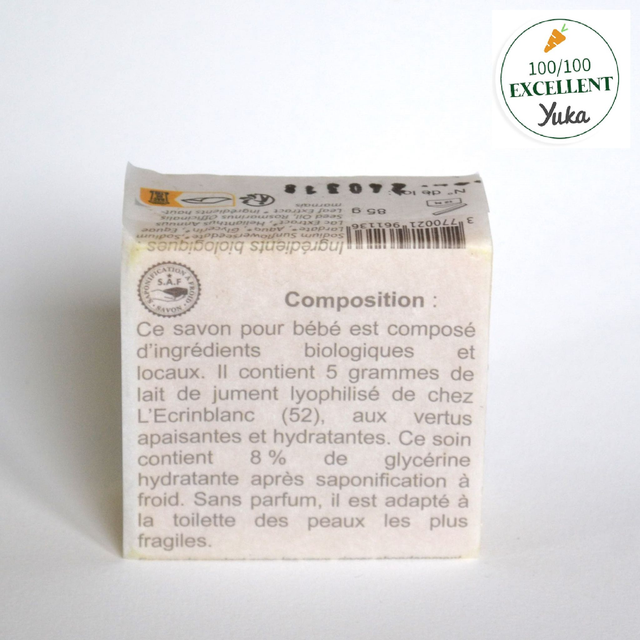 Outchou, lot de deux savons pour la toilette de bébé