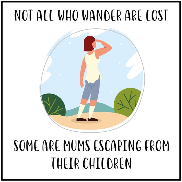 103 - GIGGLE CARD K - NOT ALL WHO WANDER