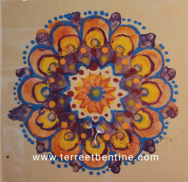 COLLECTION: "Confinement" - pièce UNIQUE 15,8 X 15,8 cm