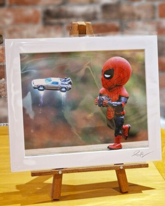 Spiderman Delorean