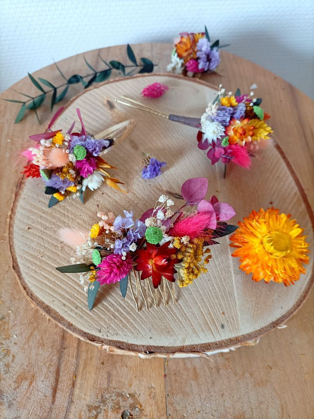 Accessoires assortis au bouquet Andalucía