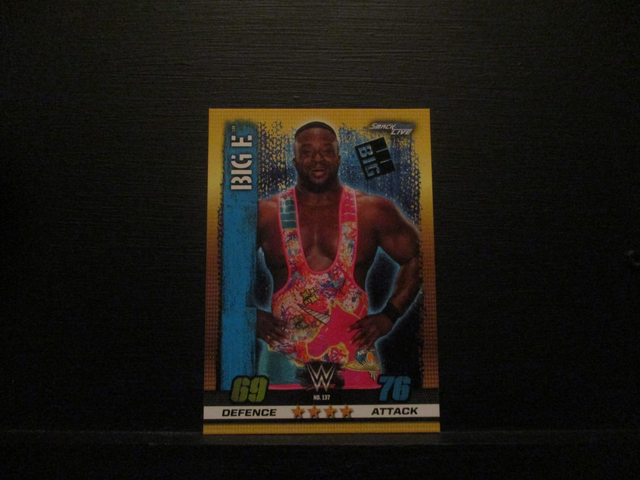 Big E - Smackdown Live Slam Attax 10th Edition Original Trading Card #137