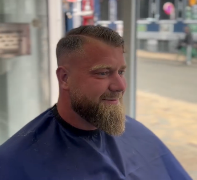 Barbering med skægklip